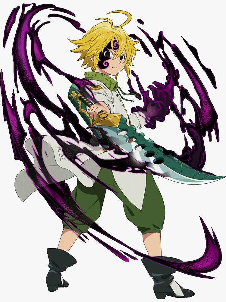 "Seven Deadly Sins Demon Meliodas" Sticker by ...