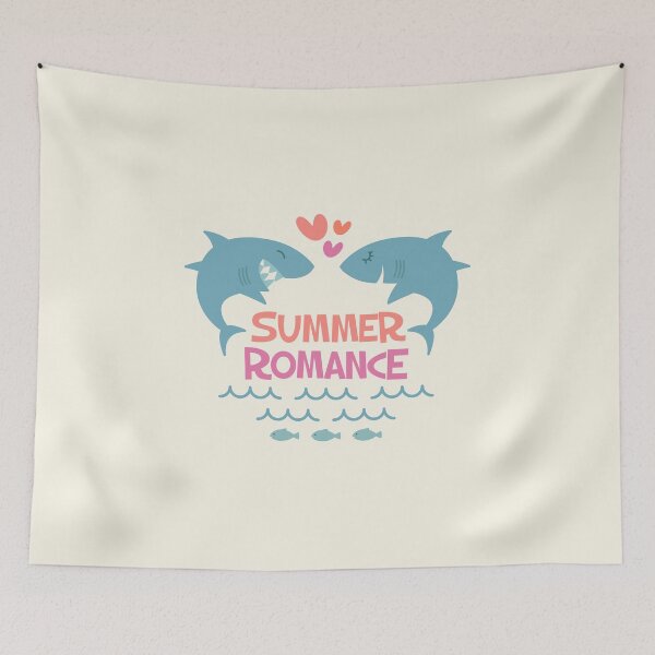 Item preview, Sharks In Love (Summer Romance) designed and sold by MrBoneDesign.