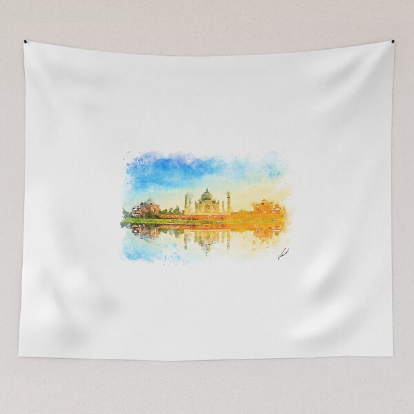 Item preview, Watercolor Taj Mahal by Vart designed and sold by vartstudio.