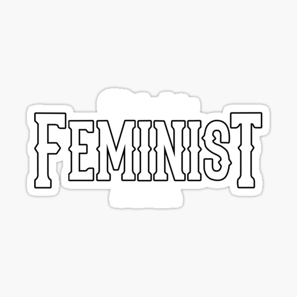 Vista previa del artículo con la obra «Feminista», diseñado y vendido por HereticWear.