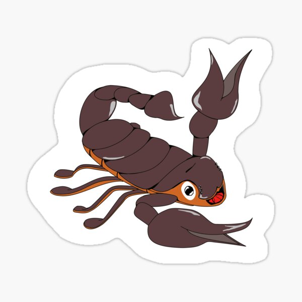 Astrology: Scorpio Edition with background chocolate Sticker