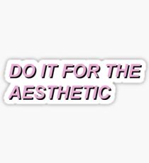 Do It For The Aesthetic Sticker