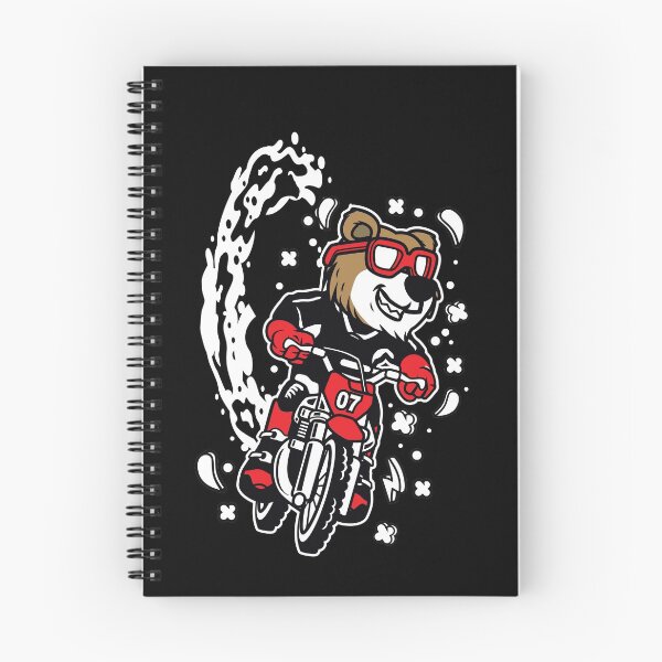 Item preview, Bear Motocross Rider - eat my dust! designed and sold by Nickelparis.