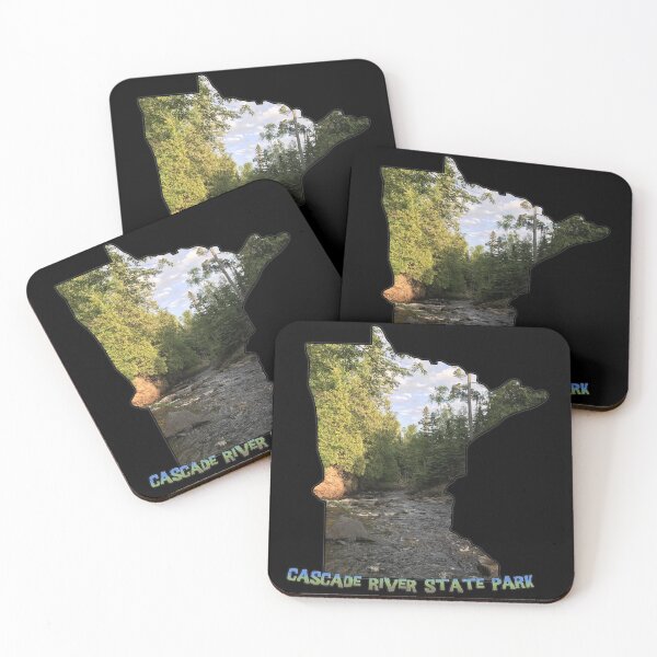 Item preview, Minnesota State Outline (Cascade River State Park) designed and sold by gorff.