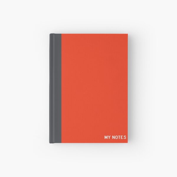 My notes - inspired by Nintendo Switch colors - Red Version Hardcover Journal