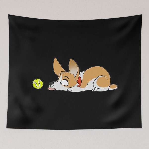 Item preview, cute corgi dog ball designed and sold by Omeris.