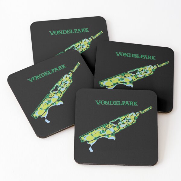 Item preview, Vondelpark Amsterdam map designed and sold by Modnay.