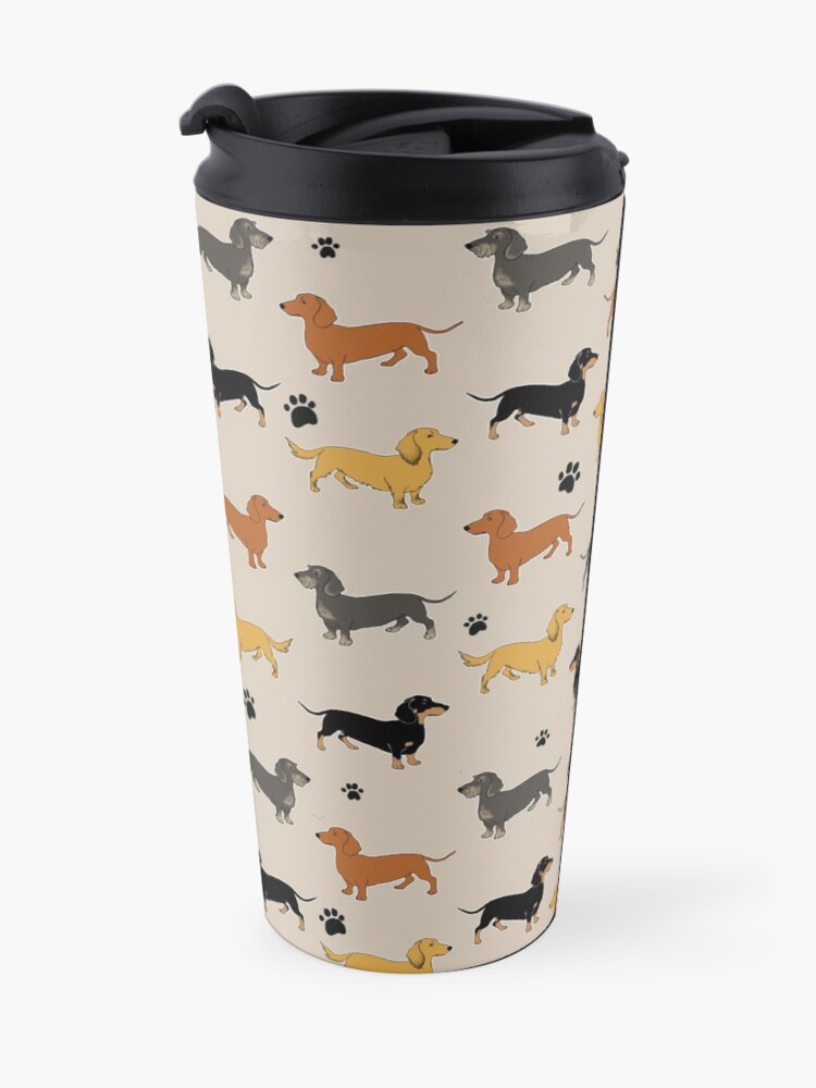 Alternate view of Weenie Weenies (Dachshund Sausage Dog) Travel Mug