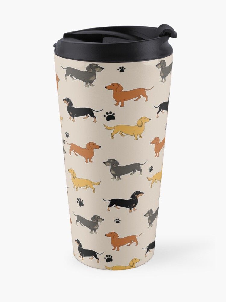 Alternate view of Weenie Weenies (Dachshund Sausage Dog) Travel Mug