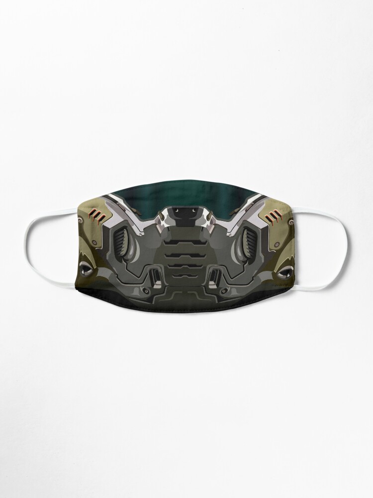 Doom Guy Helmet Mask By Mechanick Redbubble - roblox doomguy helmet