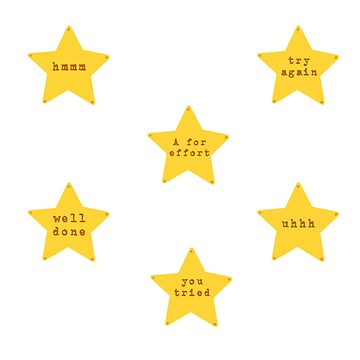 Gold Stars Sticker for Sale by aesthilo