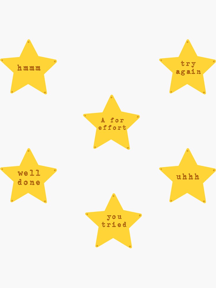 Gold Stars Sticker for Sale by aesthilo