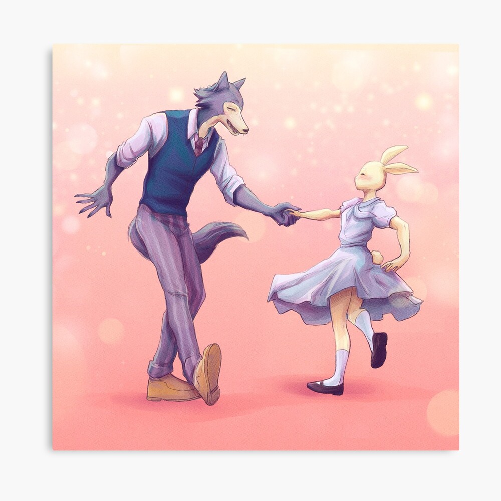 beastars legoshi and haru dancing