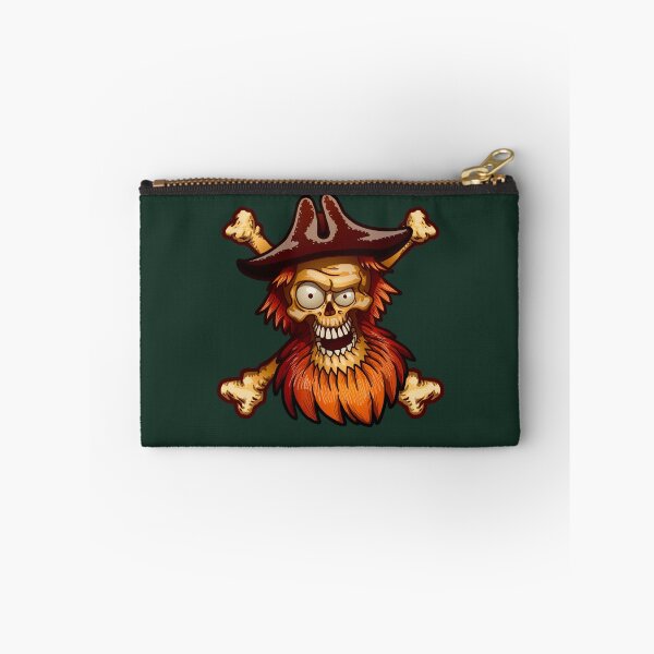 Item preview, Ahoy me Hearties. Red Bearded Pirate Skull designed and sold by headpossum.