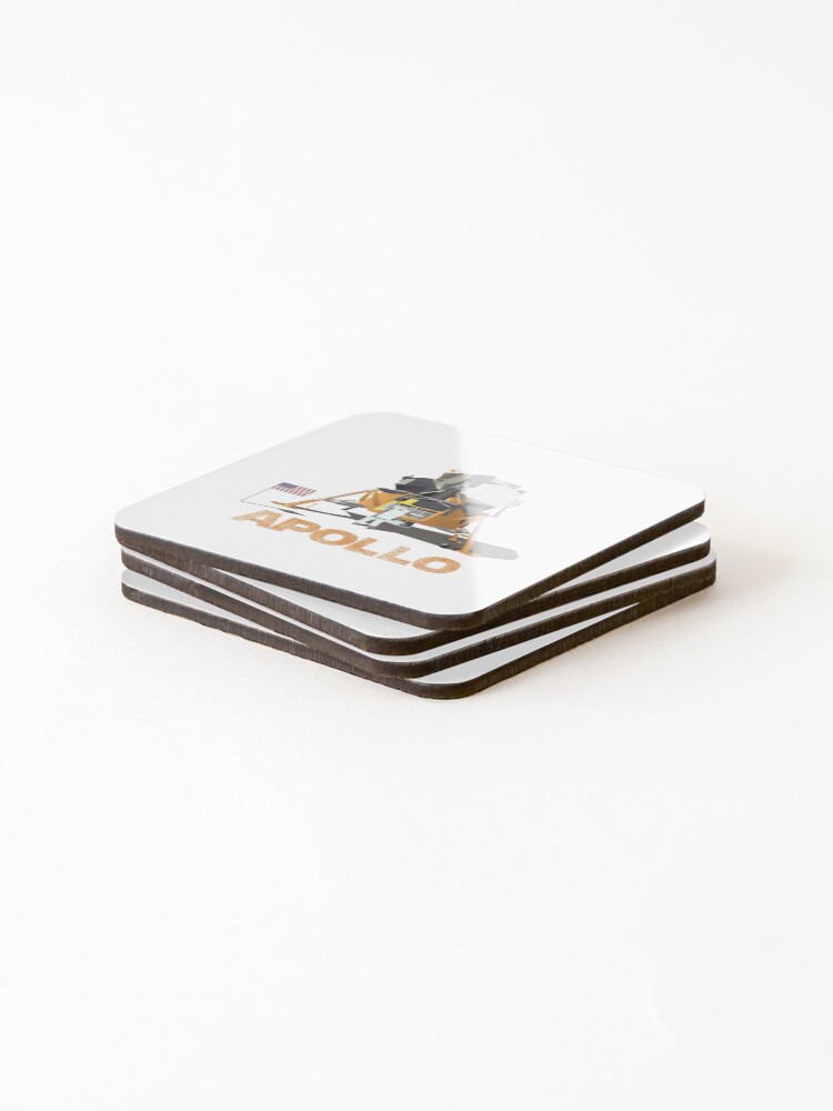 Thumbnail 4 of 5, Coasters (Set of 4), Apollo Lunar Module designed and sold by NorseTech.