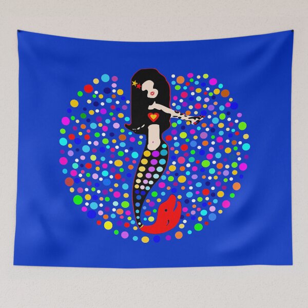 Item preview, ✦•❤️Gorgeous Sparkling Little Goth Mermaid  designed and sold by Fantabulous.