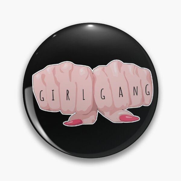 Item preview, Support your local Girl Gang Fists Knuckle Tattoo designed and sold by TrashTante.