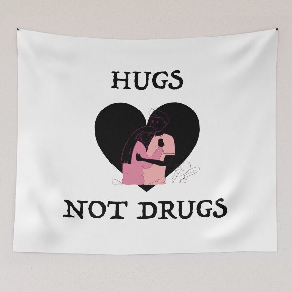 Item preview, Hugs not drugs designed and sold by Marie500000.