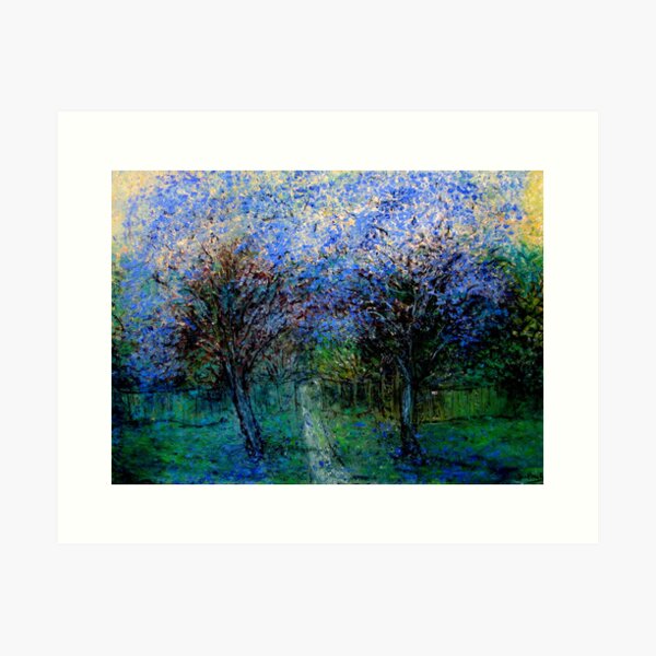 two jacarandas Art Print