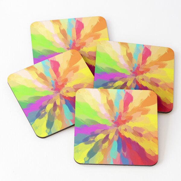 Item preview, Multi-color, rainbow splatter pattern designed and sold by yougalore.
