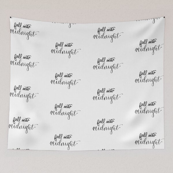 Item preview, "Fall Into Midnight" quote from song "Midnight" by Liam Payne and Alesso digital lettering designed and sold by averycooluser.