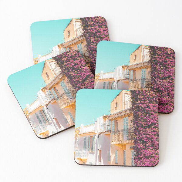 Item preview, Cannes City Print, Summer Travel, Urban Architecture, Cannes France, Charming Houses, Home Decor designed and sold by radub85.