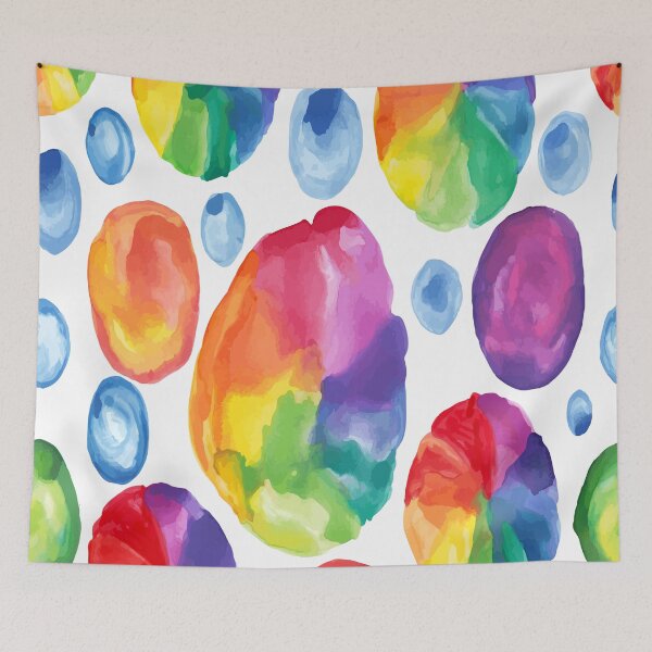 Item preview, Patrón de salpicaduras multicolor del arco iris designed and sold by yougalore.