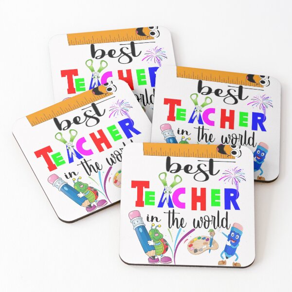 Item preview, Best Teacher in The World Gift 2 designed and sold by PupnkittyMania ⭐⭐⭐⭐⭐.