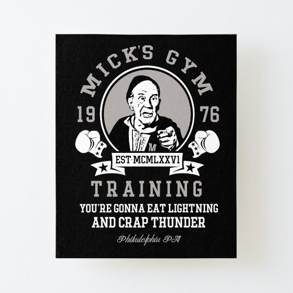 Mick's Gym Canvas Mounted Print