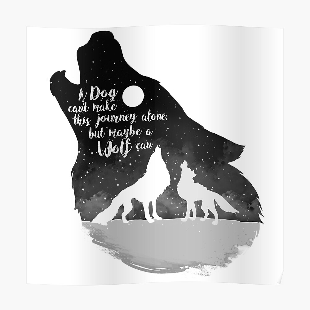 Sticker Mais Peut Etre Qu Un Loup Peut Citer Le Film D Animation Balto Par Xmorfina Redbubble