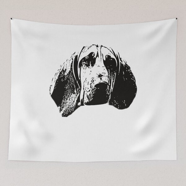 Artikelvorschau, Bloodhound Face Design - Ein Hubert Weihnachtsgeschenk entworfen und verkauft von DoggyStyles.