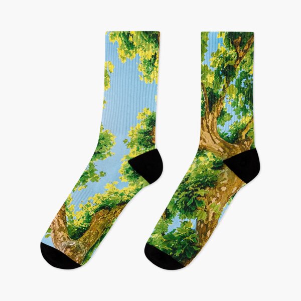 Item preview, Exotic Tree Vegetation, Summer Travel Print, Green Blue Turquoise Teal Colors, Exotic Trees, Green Leaves, Leafy Green, Blue Sky Print, Green And Teal designed and sold by radub85.