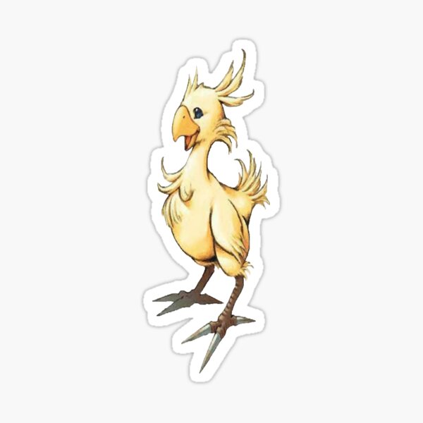 Yellow Chocobo Stickers Redbubble