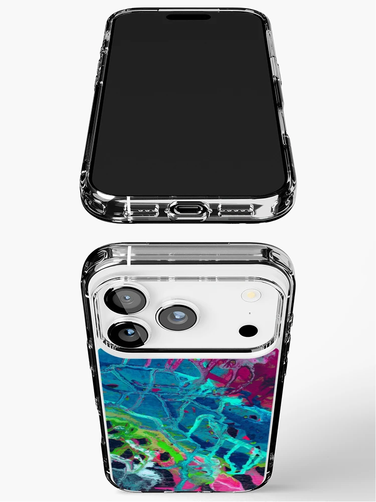 Thumbnail 3 of 5, iPhone Case, Multicolor Abstract Pattern designed and sold by MyTribePatterns.