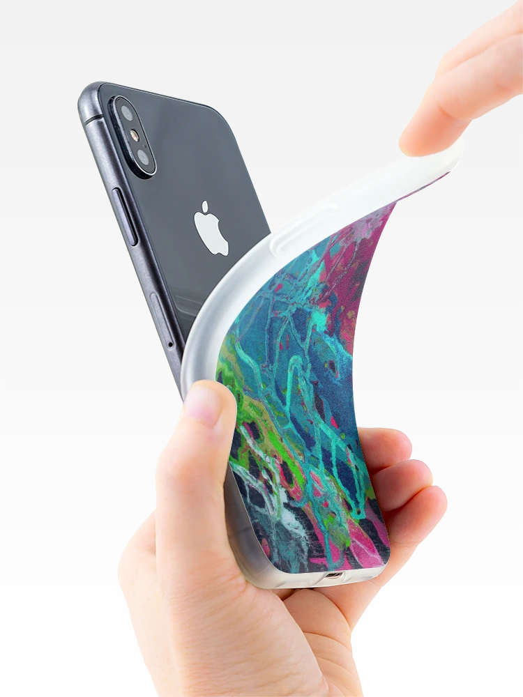 Thumbnail 4 of 5, iPhone Case, Multicolor Abstract Pattern designed and sold by MyTribePatterns.
