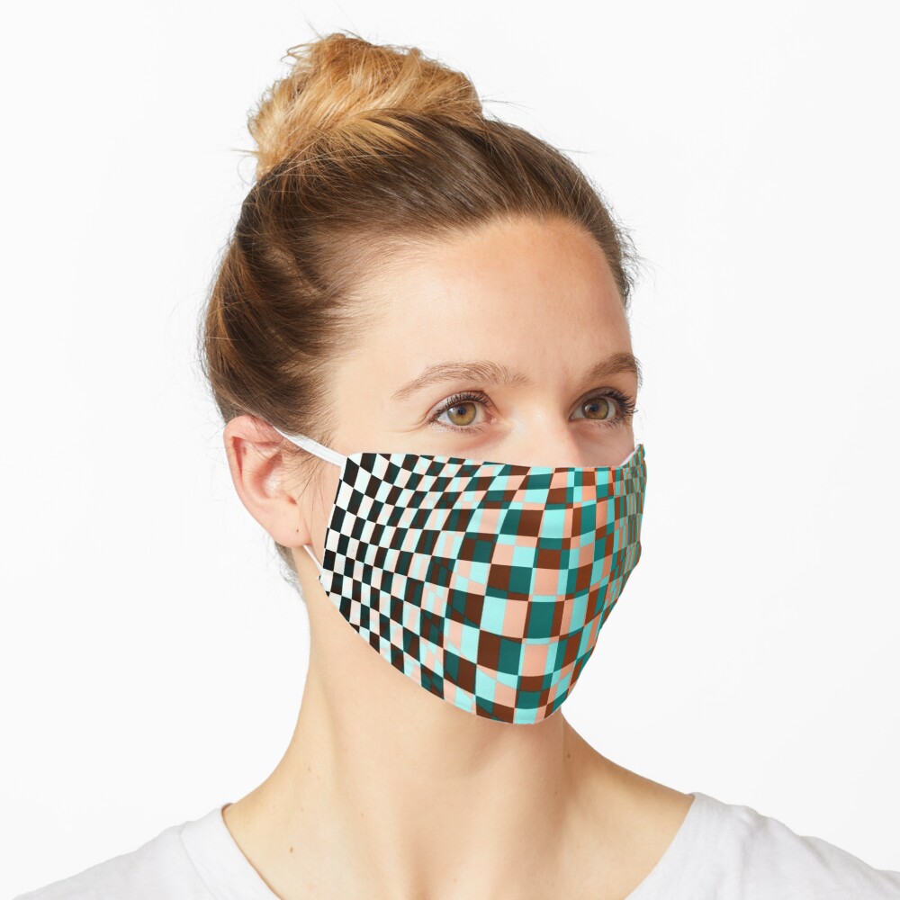 Mask, Square Checkerboard illusion