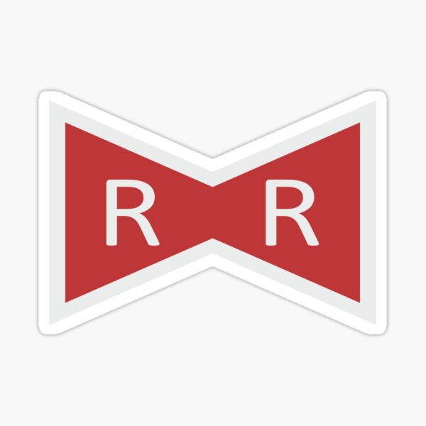 "Red Ribbon Army Logo" Sticker for Sale by JiuJiuArts Redbubble