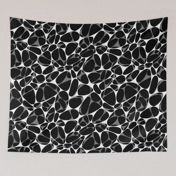 Item preview, Monochrome pebble mix  designed and sold by Avisnanna.