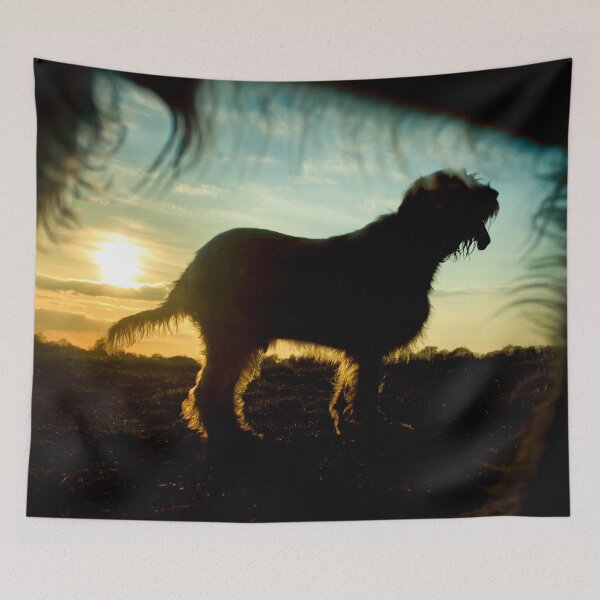 Item preview, Waiting for sunset Spinone designed and sold by FOLK ART FUSION.