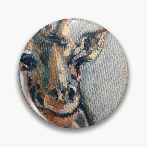 Item preview, Painterly Giraffe Portrait in Colour designed and sold by Julie Mayo.