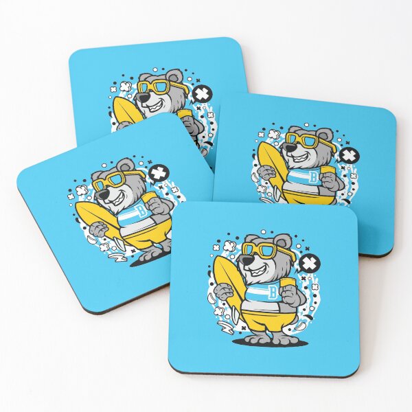 Item preview, Hang ten Surfing Bear  designed and sold by Nickelparis.