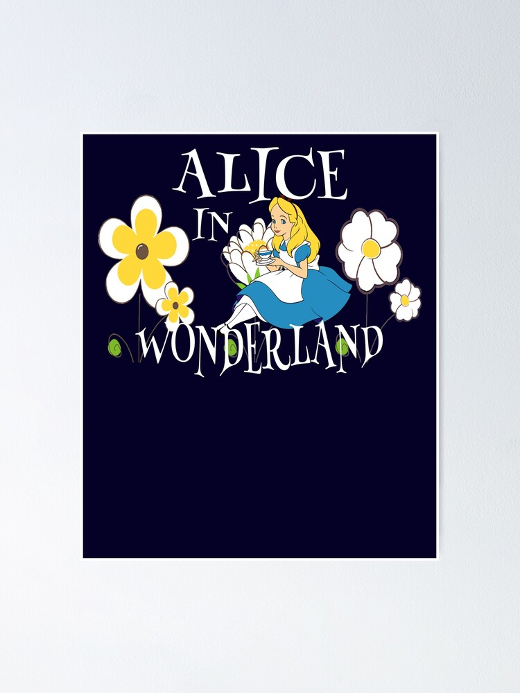 Alice Quotes Happy Unbirthday To Me Tea Party Fans Vintage Literary Gifts Poster By Topteeshop Redbubble