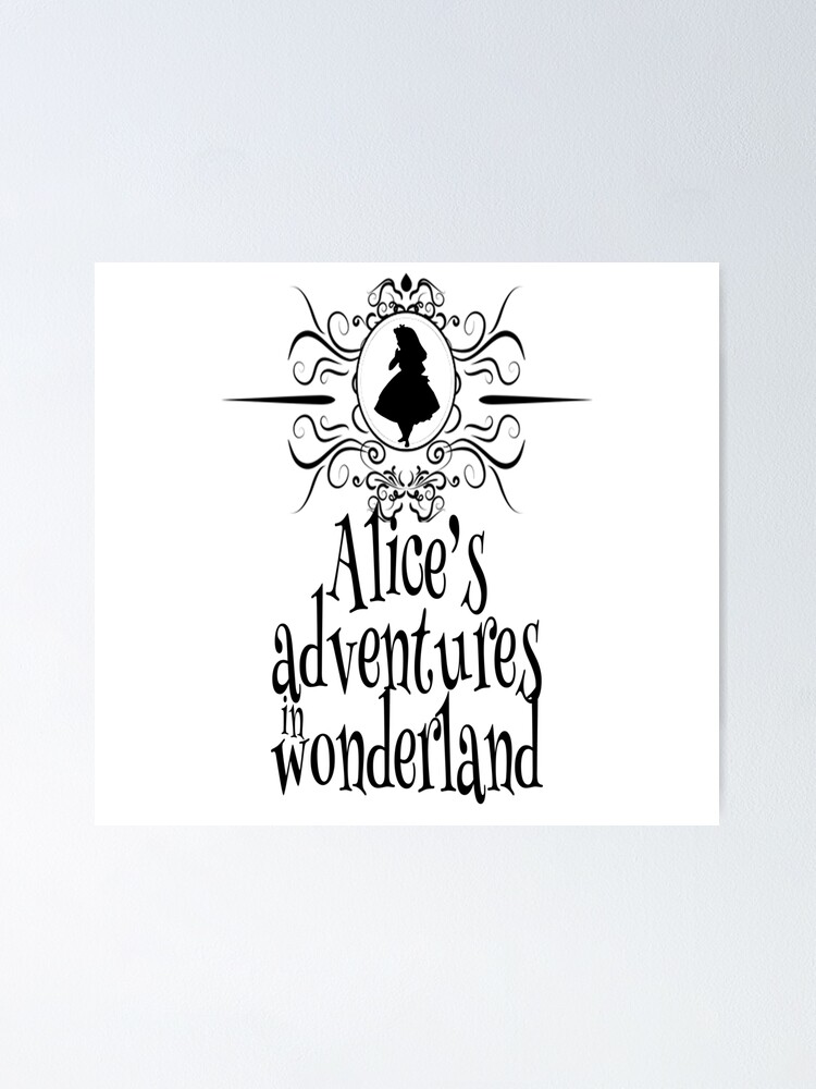 Alice Quotes Mad Hatter Tea Party Fans Vintage Literary Gifts Poster By Topteeshop Redbubble