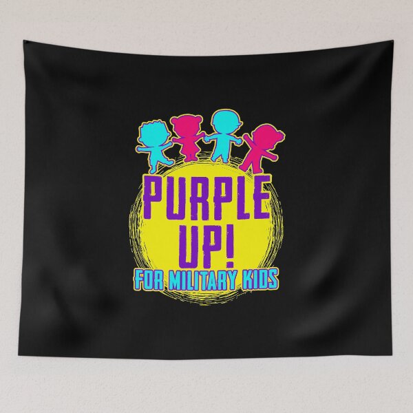 Item preview, Purple Up for Military Kids designed and sold by friendlyspoon.