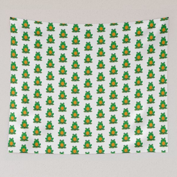 Item preview, Cute green frog cartoon designed and sold by CuteCartoon.