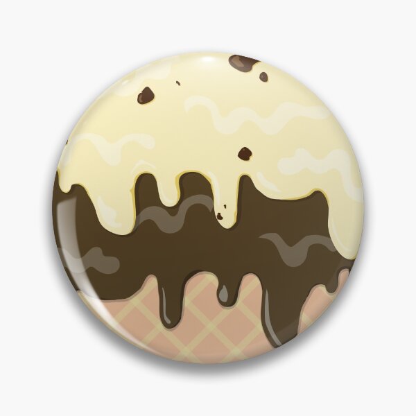 Item preview, Melting vanilla chocolate ice cream designed and sold by TrashTante.