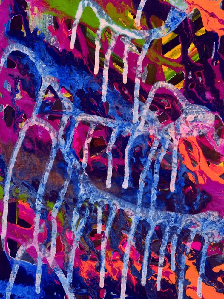 Thumbnail 5 of 5, iPhone Case, Multicolored Abstract Pattern designed and sold by MyTribePatterns.