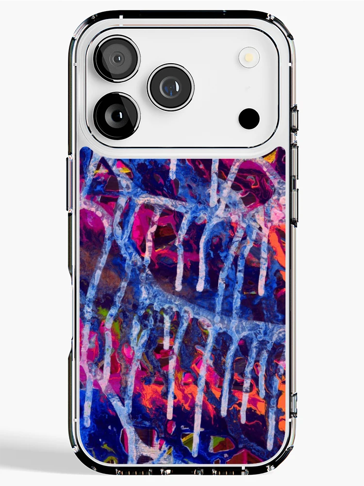 Thumbnail 1 of 5, iPhone Case, Multicolored Abstract Pattern designed and sold by MyTribePatterns.
