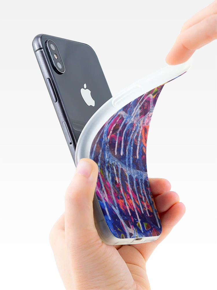 Thumbnail 4 of 5, iPhone Case, Multicolored Abstract Pattern designed and sold by MyTribePatterns.