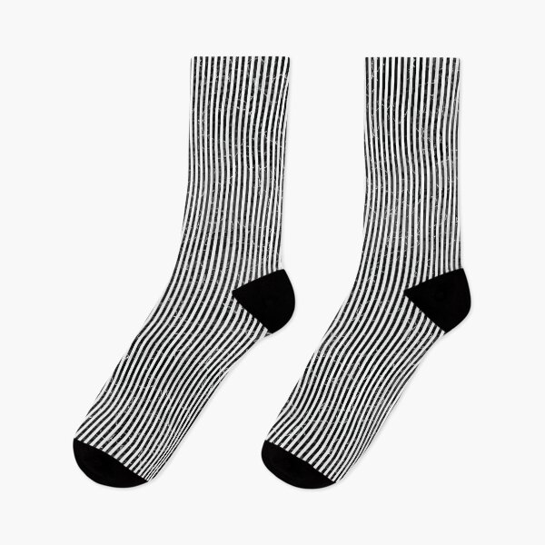 Item preview, Black and White Shabby Thin Stripes designed and sold by hellcom.